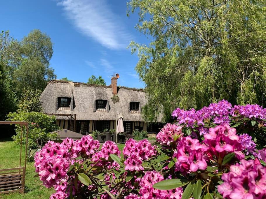 Chaumiere Familiale Weekend & Vacances Paisible Saint-Philbert-sur-Risle Εξωτερικό φωτογραφία