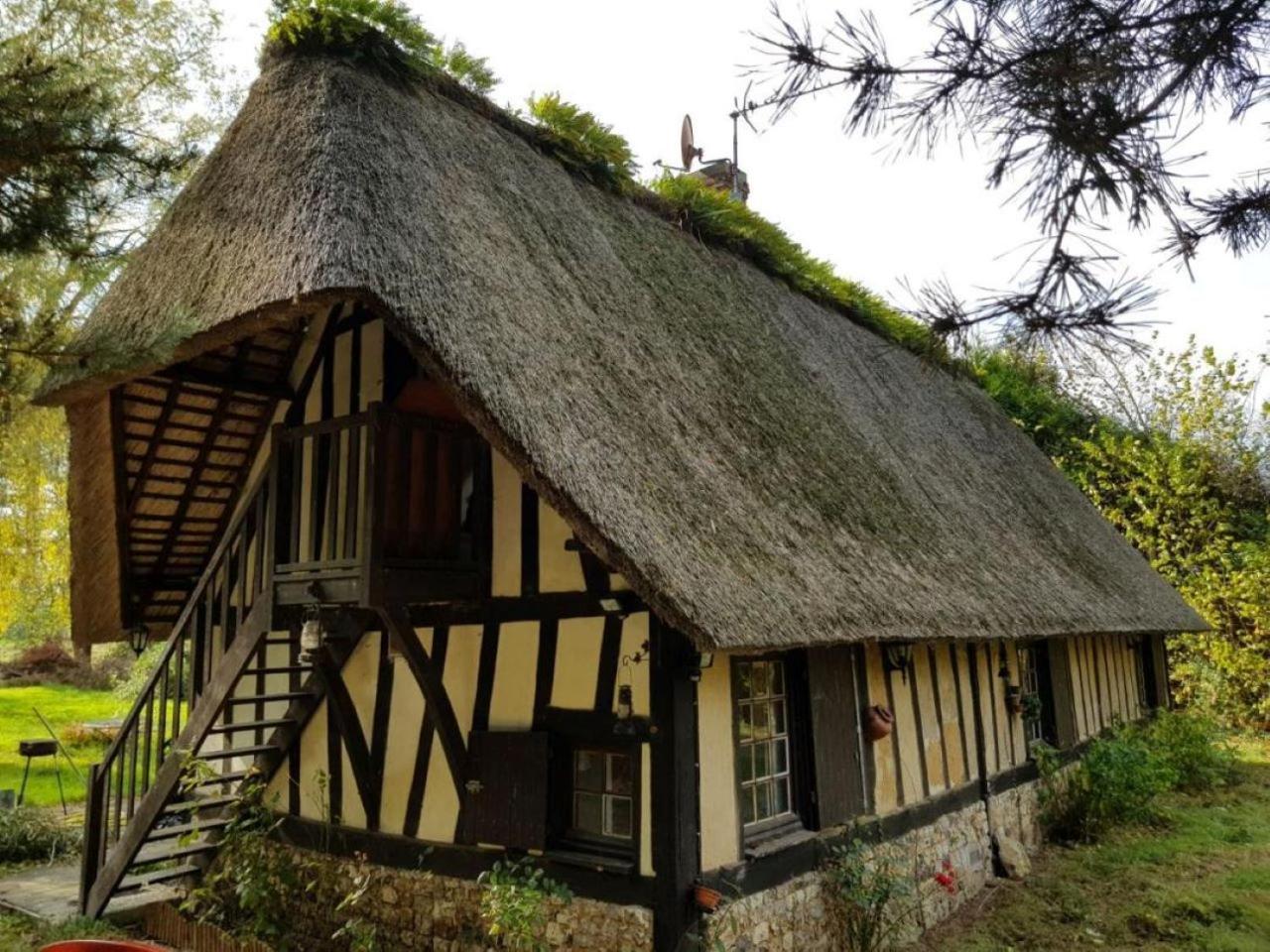 Chaumiere Familiale Weekend & Vacances Paisible Saint-Philbert-sur-Risle Εξωτερικό φωτογραφία